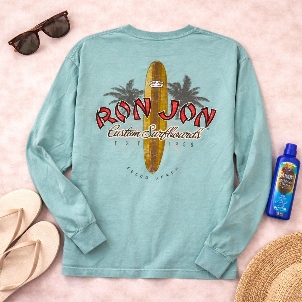 Ron Jon Surf Shop Cocoa Beach Long Sleeve Tee Size L